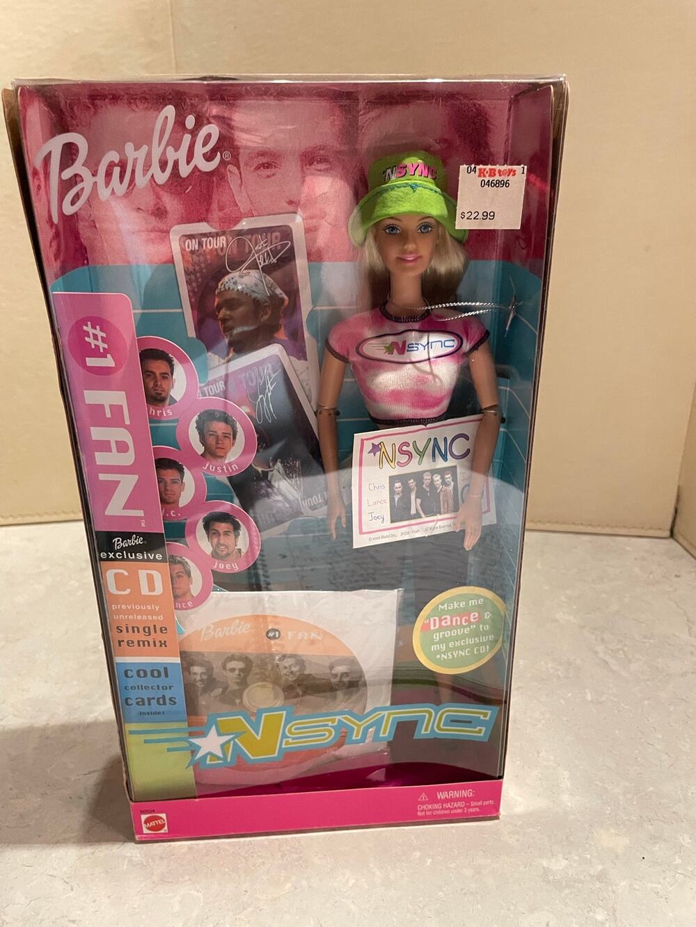 Vintage Barbie *NSYNC #1 fan *NSYNC CD collectors cards 2000 NOS